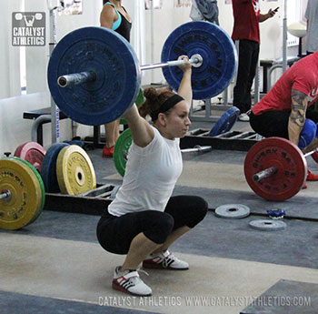 Alyssa snatch - Olympic Weightlifting, strength, conditioning, fitness, nutrition - Catalyst Athletics