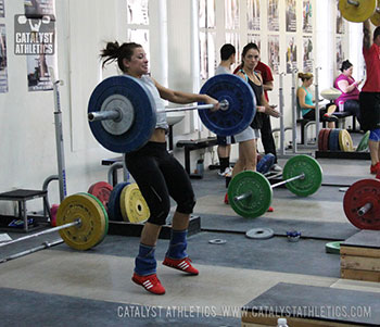 Jessica snatch - Olympic Weightlifting, strength, conditioning, fitness, nutrition - Catalyst Athletics