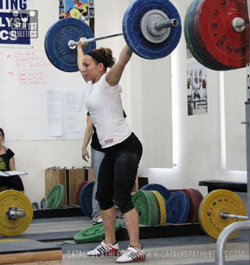 Alyssa snatch - Olympic Weightlifting, strength, conditioning, fitness, nutrition - Catalyst Athletics