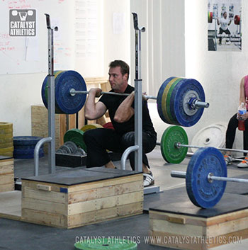 Eric front squat - Olympic Weightlifting, strength, conditioning, fitness, nutrition - Catalyst Athletics