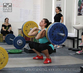 Jessica clean - Olympic Weightlifting, strength, conditioning, fitness, nutrition - Catalyst Athletics