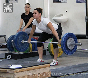 Alyssa snatch - Olympic Weightlifting, strength, conditioning, fitness, nutrition - Catalyst Athletics
