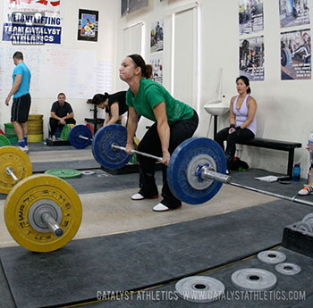 Alyssa clean - Olympic Weightlifting, strength, conditioning, fitness, nutrition - Catalyst Athletics
