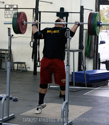 Brian push press - Olympic Weightlifting, strength, conditioning, fitness, nutrition - Catalyst Athletics