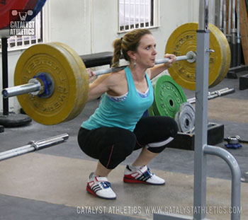 Wendy back squat - Olympic Weightlifting, strength, conditioning, fitness, nutrition - Catalyst Athletics