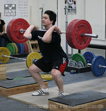 Steve block clean - Olympic Weightlifting, strength, conditioning, fitness, nutrition - Catalyst Athletics