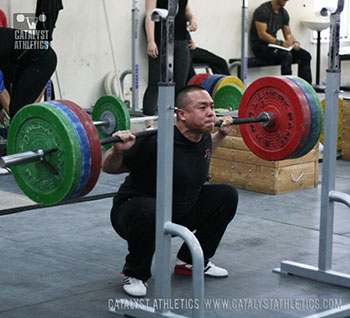 Phil back squat - Olympic Weightlifting, strength, conditioning, fitness, nutrition - Catalyst Athletics