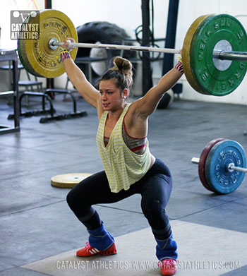 Jessica snatch - Olympic Weightlifting, strength, conditioning, fitness, nutrition - Catalyst Athletics