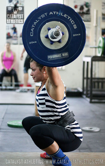 Jessica Snatch - Olympic Weightlifting, strength, conditioning, fitness, nutrition - Catalyst Athletics