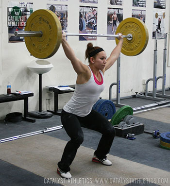 Alyssa Power Snatch - Olympic Weightlifting, strength, conditioning, fitness, nutrition - Catalyst Athletics