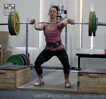 Aimee Block Power Clean - Olympic Weightlifting, strength, conditioning, fitness, nutrition - Catalyst Athletics