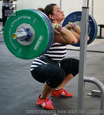 Jessica Back Squat - Olympic Weightlifting, strength, conditioning, fitness, nutrition - Catalyst Athletics