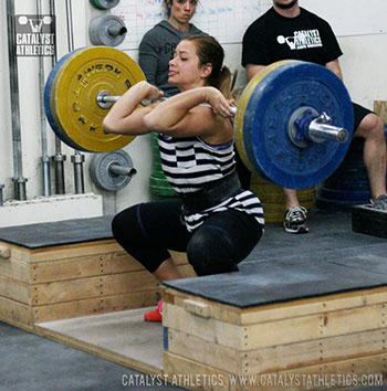 Jessica Block Clean - Olympic Weightlifting, strength, conditioning, fitness, nutrition - Catalyst Athletics