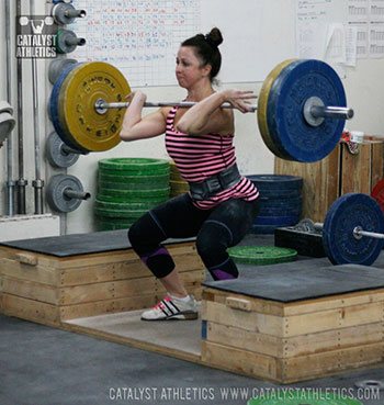 Aimee Block Power Clean - Olympic Weightlifting, strength, conditioning, fitness, nutrition - Catalyst Athletics
