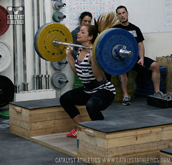 Jessica Block Clean - Olympic Weightlifting, strength, conditioning, fitness, nutrition - Catalyst Athletics