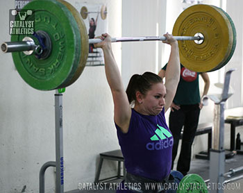 Alyssa Jerk - Olympic Weightlifting, strength, conditioning, fitness, nutrition - Catalyst Athletics