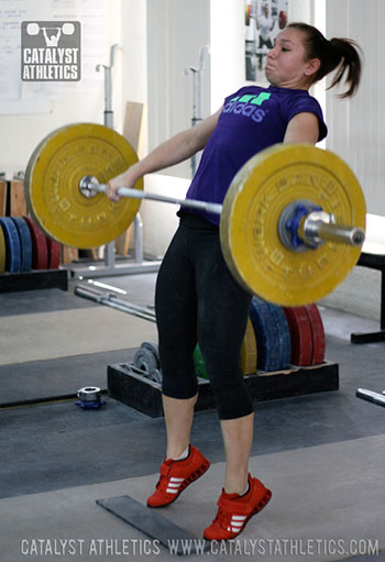 Alyssa Power Snatch - Olympic Weightlifting, strength, conditioning, fitness, nutrition - Catalyst Athletics