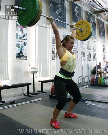 Jessica Power Jerk - Olympic Weightlifting, strength, conditioning, fitness, nutrition - Catalyst Athletics