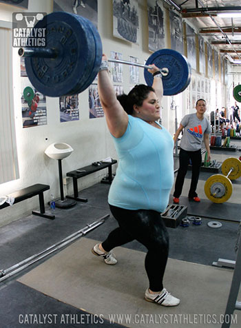 Tamara jerk - Olympic Weightlifting, strength, conditioning, fitness, nutrition - Catalyst Athletics