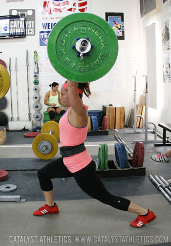 Alyssa Jerk - Olympic Weightlifting, strength, conditioning, fitness, nutrition - Catalyst Athletics