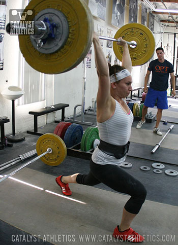 Alyssa Jerk - Olympic Weightlifting, strength, conditioning, fitness, nutrition - Catalyst Athletics