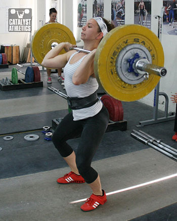 Alyssa Jerk Dip - Olympic Weightlifting, strength, conditioning, fitness, nutrition - Catalyst Athletics
