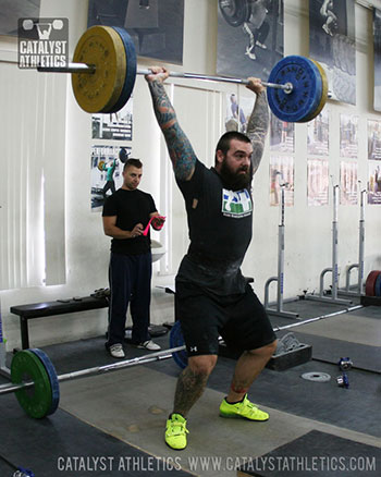 Aaron Power Jerk - Olympic Weightlifting, strength, conditioning, fitness, nutrition - Catalyst Athletics