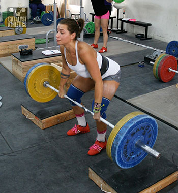 Jessica Block Clean - Olympic Weightlifting, strength, conditioning, fitness, nutrition - Catalyst Athletics