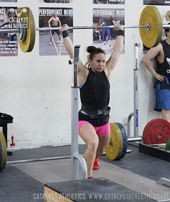 Alyssa Jerk - Olympic Weightlifting, strength, conditioning, fitness, nutrition - Catalyst Athletics