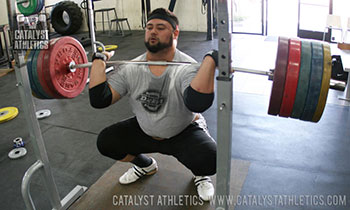 Brian Front Squat - Olympic Weightlifting, strength, conditioning, fitness, nutrition - Catalyst Athletics