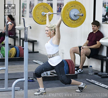 Heather Jerk - Olympic Weightlifting, strength, conditioning, fitness, nutrition - Catalyst Athletics