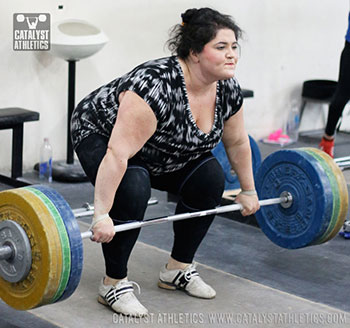 Tamara Clean Pull - Olympic Weightlifting, strength, conditioning, fitness, nutrition - Catalyst Athletics