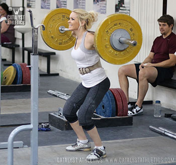 Heather Jerk Behind the Neck - Olympic Weightlifting, strength, conditioning, fitness, nutrition - Catalyst Athletics