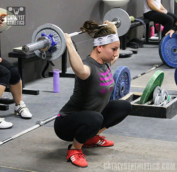 Alyssa Snatch Grip Sots Press BNK - Olympic Weightlifting, strength, conditioning, fitness, nutrition - Catalyst Athletics