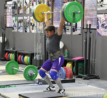 Adam Power Jerk - Olympic Weightlifting, strength, conditioning, fitness, nutrition - Catalyst Athletics