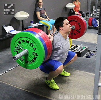 Steve Back Squat - Olympic Weightlifting, strength, conditioning, fitness, nutrition - Catalyst Athletics