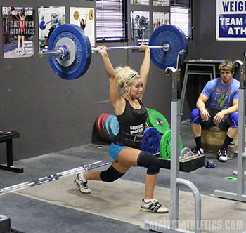 Heather Jerk - Olympic Weightlifting, strength, conditioning, fitness, nutrition - Catalyst Athletics