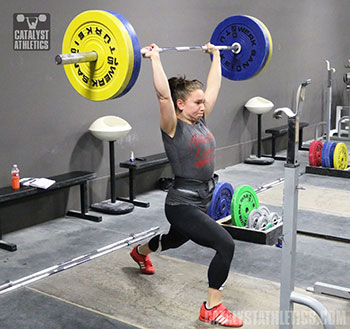 Alyssa Jerk - Olympic Weightlifting, strength, conditioning, fitness, nutrition - Catalyst Athletics