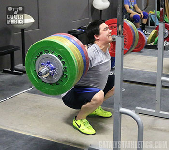 Steve Back Squat - Olympic Weightlifting, strength, conditioning, fitness, nutrition - Catalyst Athletics