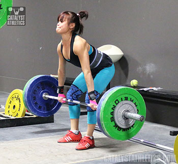 Jes Clean Deadlift - Olympic Weightlifting, strength, conditioning, fitness, nutrition - Catalyst Athletics