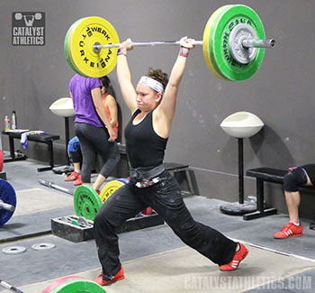 Alyssa Jerk - Olympic Weightlifting, strength, conditioning, fitness, nutrition - Catalyst Athletics