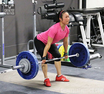 Mary Clean Pull - Olympic Weightlifting, strength, conditioning, fitness, nutrition - Catalyst Athletics