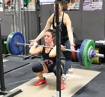 Jolie Front Squat - Olympic Weightlifting, strength, conditioning, fitness, nutrition - Catalyst Athletics