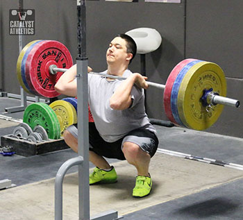 Steve Front Squat - Olympic Weightlifting, strength, conditioning, fitness, nutrition - Catalyst Athletics