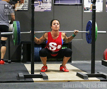 Jolie Back Squat - Olympic Weightlifting, strength, conditioning, fitness, nutrition - Catalyst Athletics