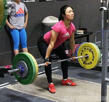 Mary Clean Pull - Olympic Weightlifting, strength, conditioning, fitness, nutrition - Catalyst Athletics