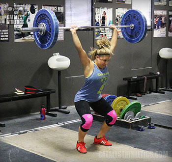 Danielle Power Jerk - Olympic Weightlifting, strength, conditioning, fitness, nutrition - Catalyst Athletics