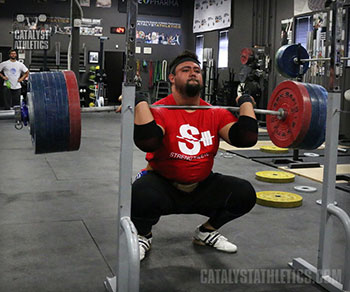 Brian Front Squat - Olympic Weightlifting, strength, conditioning, fitness, nutrition - Catalyst Athletics