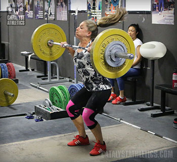 Danielle Power Clean - Olympic Weightlifting, strength, conditioning, fitness, nutrition - Catalyst Athletics
