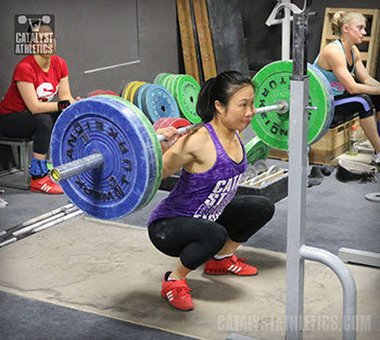 Mary Back Squat - Olympic Weightlifting, strength, conditioning, fitness, nutrition - Catalyst Athletics